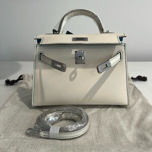 Mini crossbody bag White/Blue